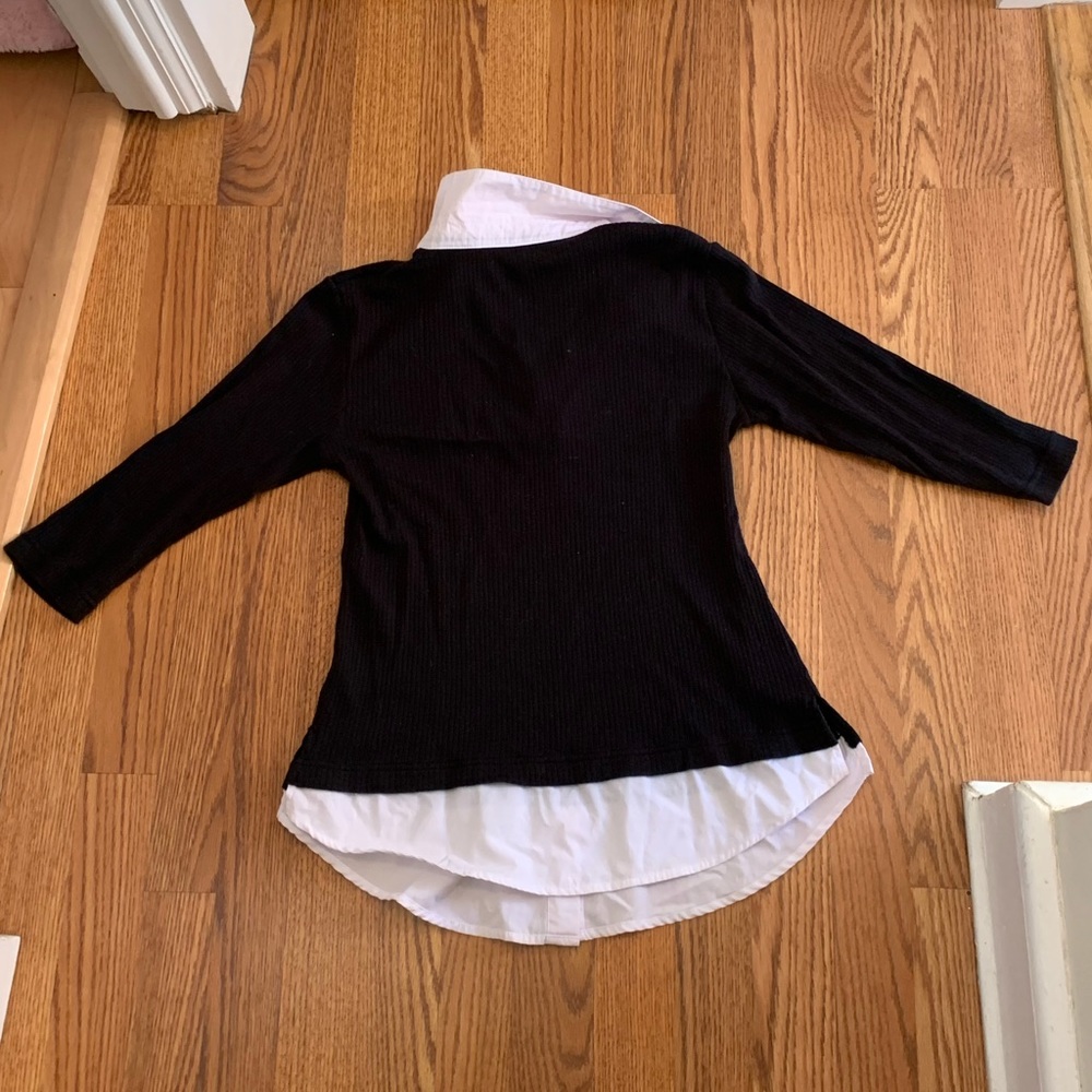 Maternity Collared Preppy Top - image 3